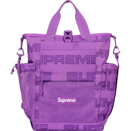 Supreme 51st Anniversary Purple Tote Bag