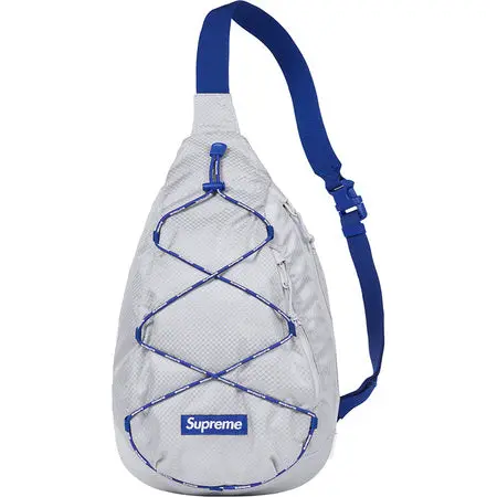 Supreme 52nd Collection Silver Sling Bag