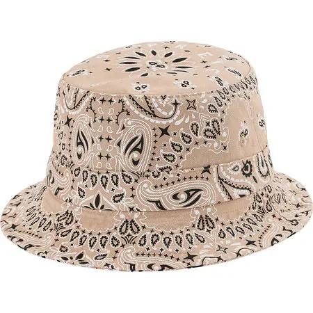 Supreme Bandana Crusher Cap in Tan