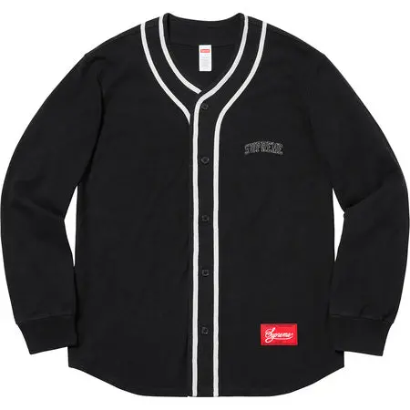 Supreme Baseball-Style Top with Contrast Panels – Casual Summer Shirt