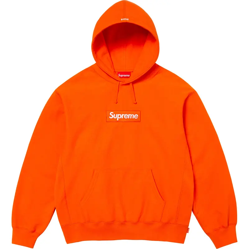 Supreme Box Logo Hoodie – Spiced Dark Orange FW24 Drop