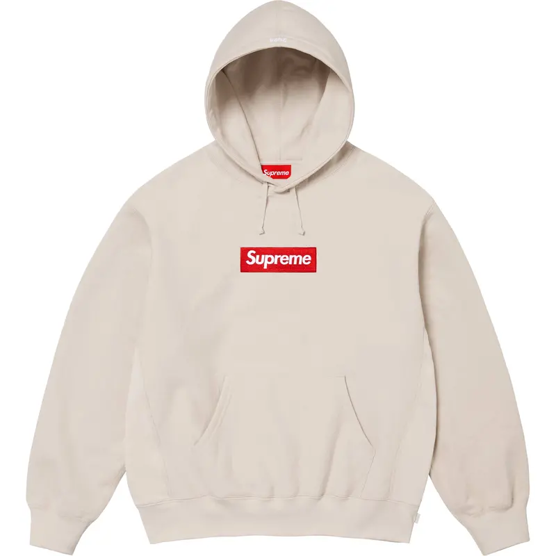 Supreme Box Logo Hoodie – Warm Stone Hue – FW24 Collection