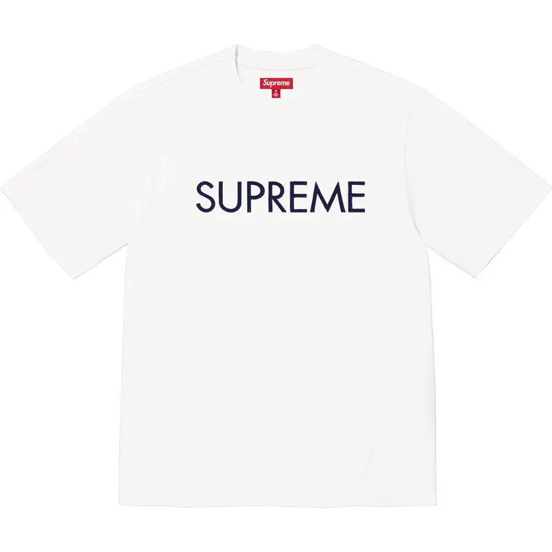 Supreme Capital Short-Sleeve Graphic Tee in White