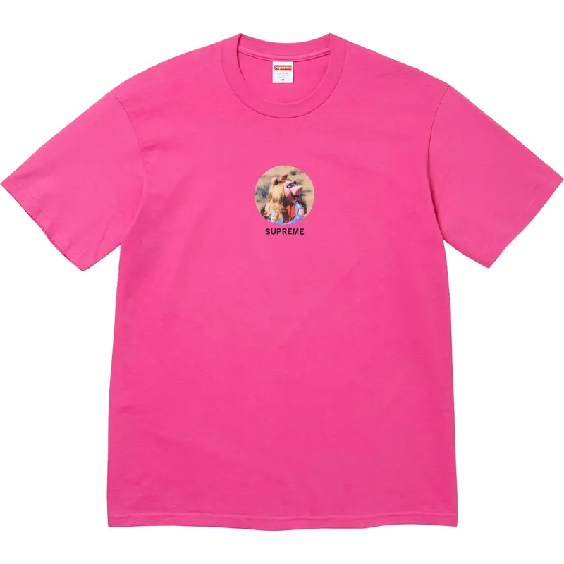 Supreme Fuchsia Miss Piggy Collaborative Graphic T-Shirt