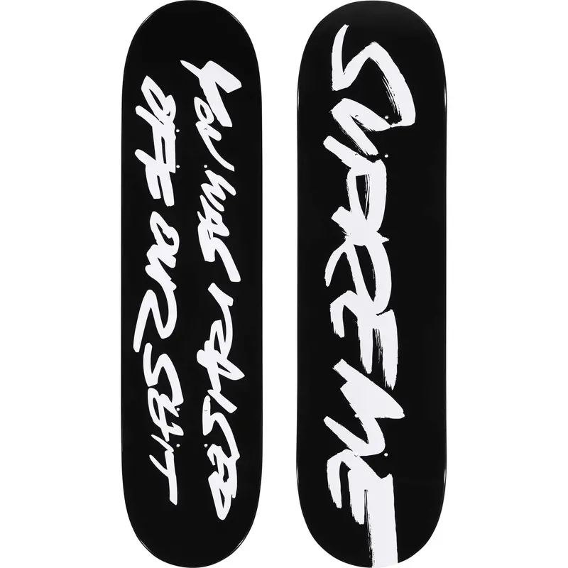 Supreme Futura Collaboration Skateboard Deck in Black