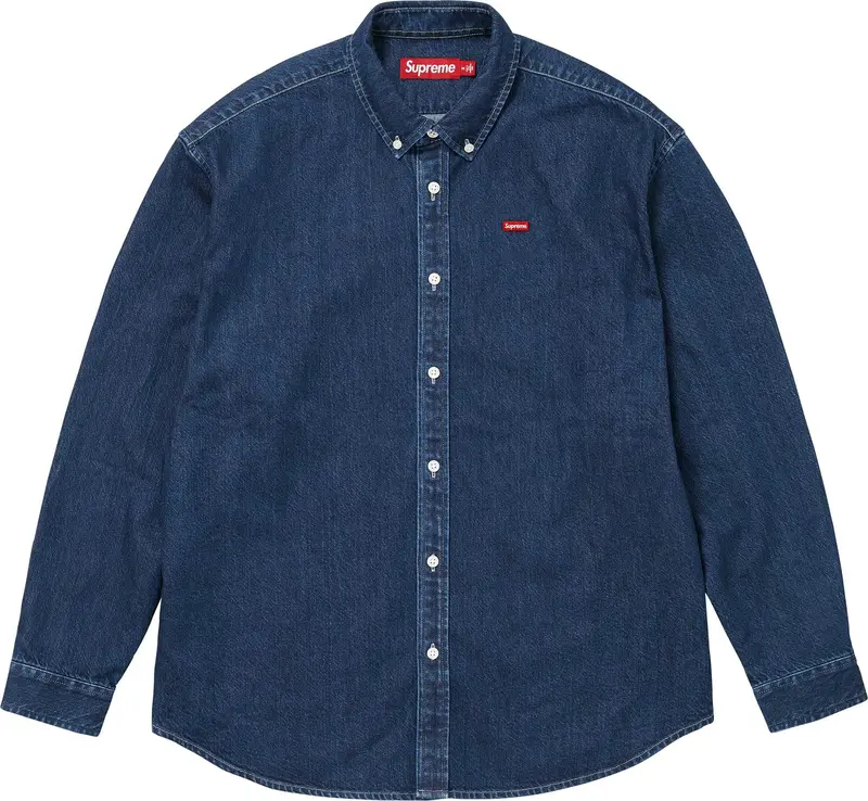 Supreme FW24 Small Box Logo Tee – Rinsed Denim