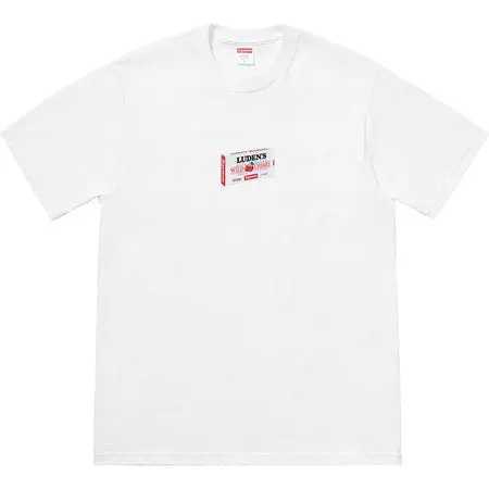 Supreme Luden’s Throat Lozenge Graphic Tee – Navy