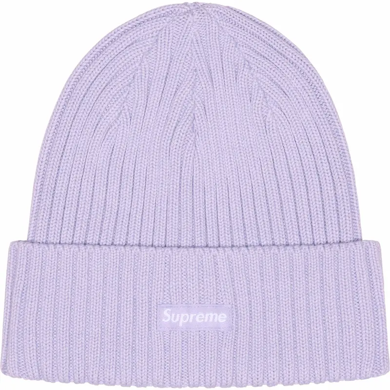 Supreme Overdyed Knit Beanie – Lavender Vintage Wash