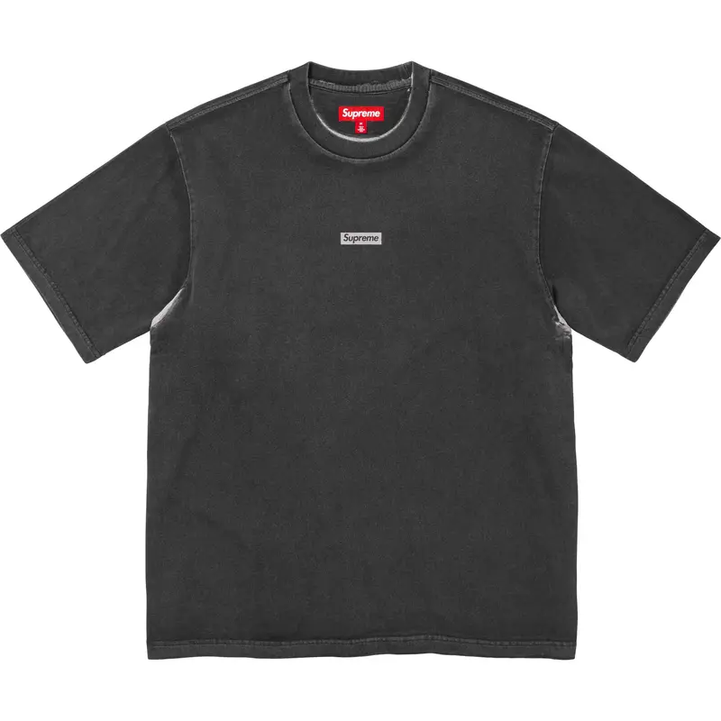 Supreme Overprinted Small Box Short-Sleeve Top in Black
