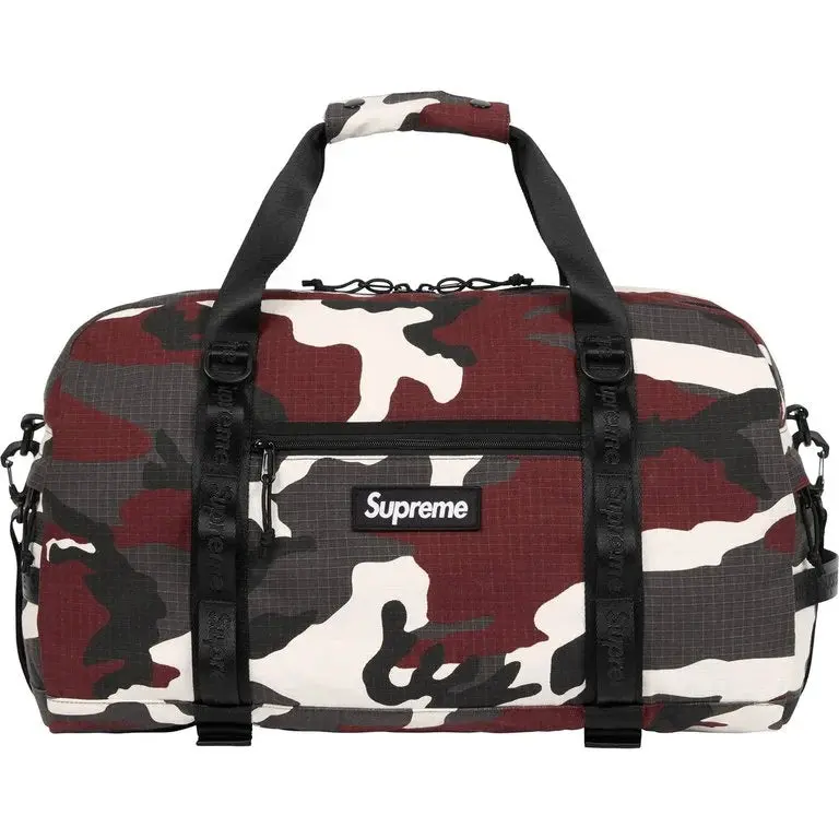 Supreme SS26 Duffle Bag in Outdoor Camo