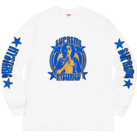 Supreme x Hysteric Glamour Long-Sleeve Tee – Crisp White