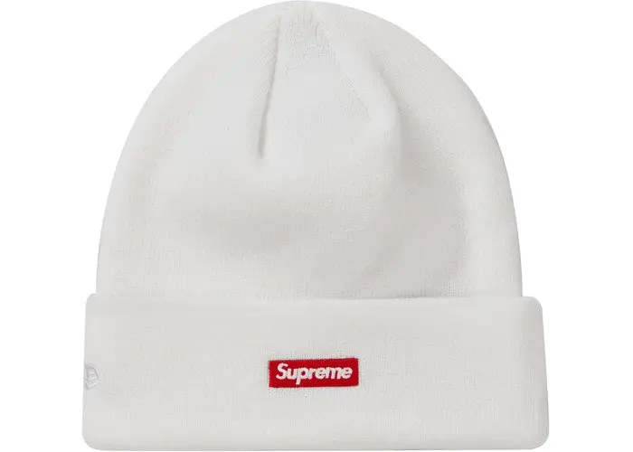 Supreme x New Era S-Logo Ribbed Beanie – Fall/Winter 2019 Collection in White