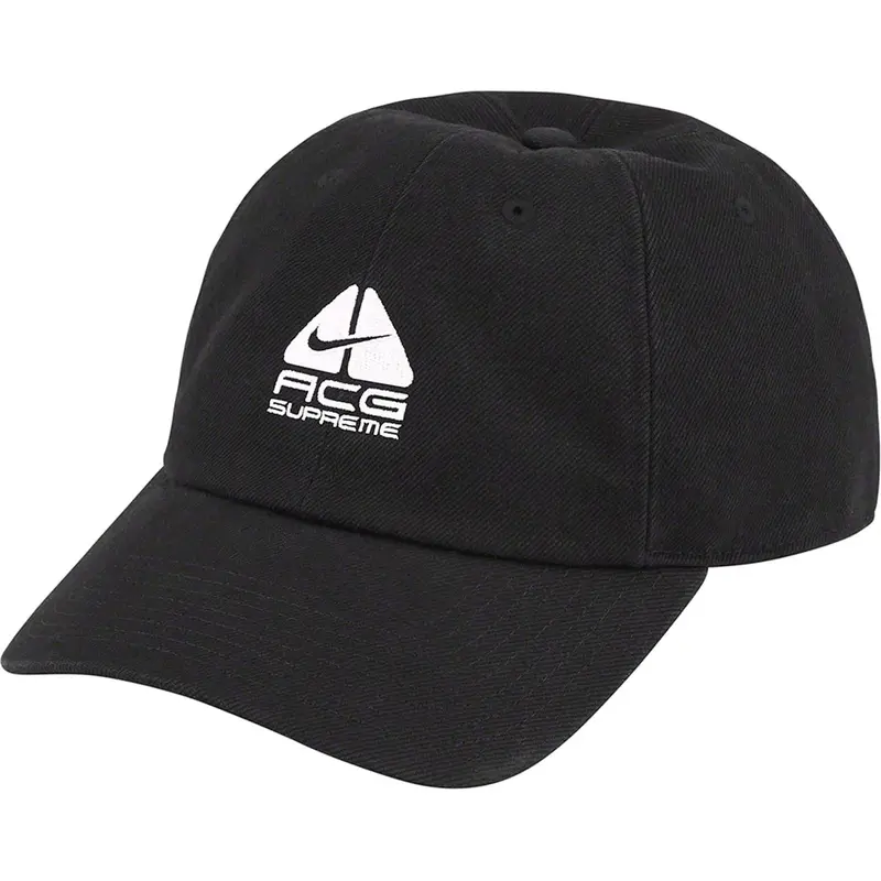 Supreme x Nike ACG Denim 6-Panel Cap – Black