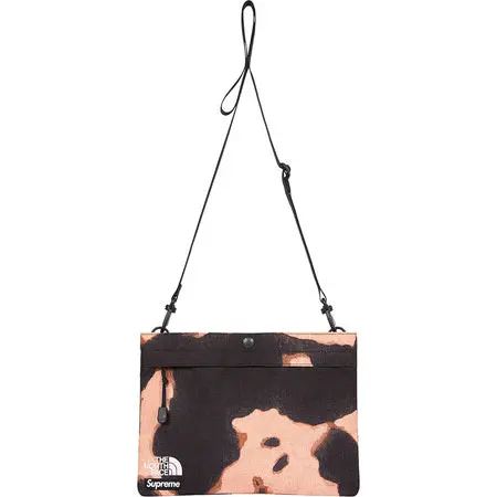 Supreme × The North Face Bleached Denim Shoulder Bag – Black