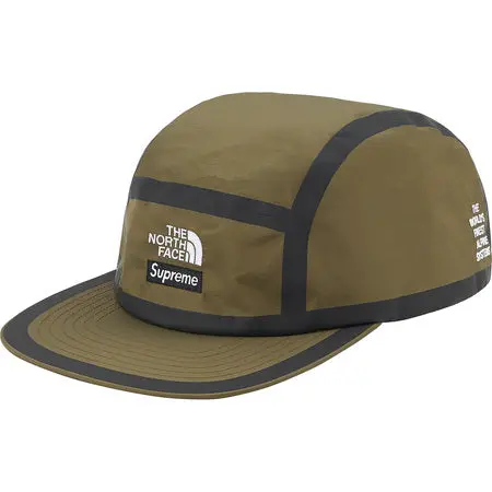 Supreme x The North Face Camp Hat – Olive Tape Seam Construction