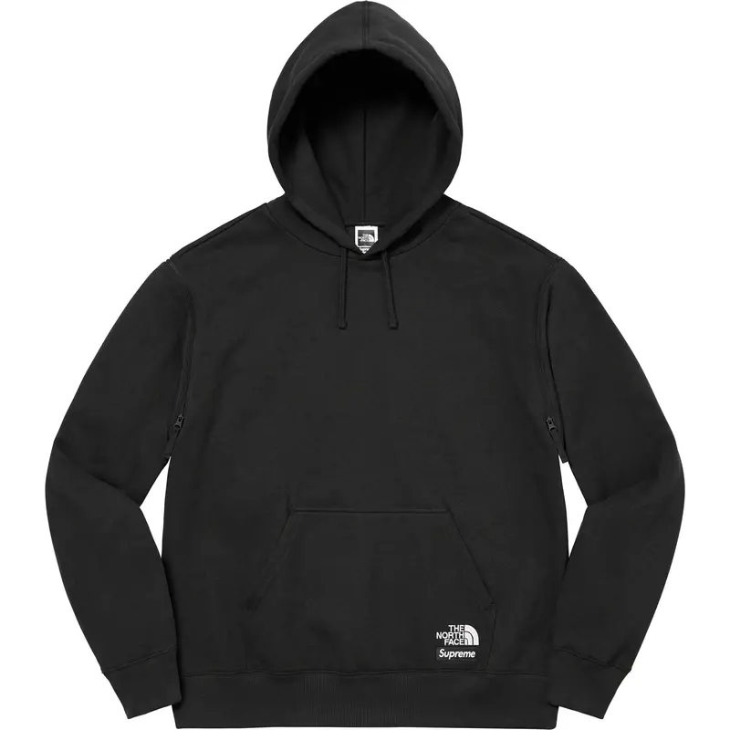 Supreme x The North Face Convertible Hooded Sweatshirt – Black