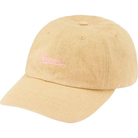 Tan Supreme Washed Twill 6-Panel Baseball Hat