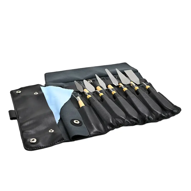 TapeTech Leather Carrying Pouch for Decorative Plastering Tools