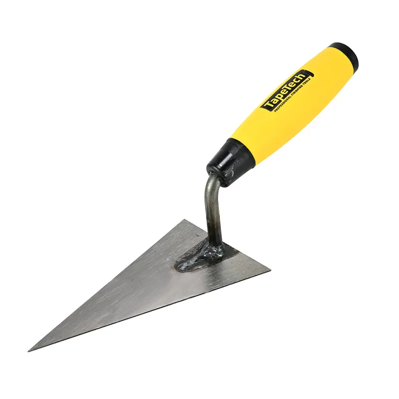TapeTech Mini Triangular Trowel – 5.5-Inch Blade for Tight Spaces