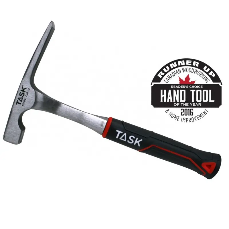 TASK 20 oz Bricklayer’s Hammer – For Masonry and Concrete Work