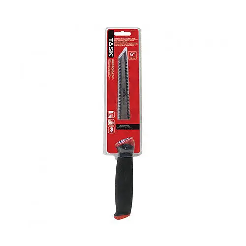 TASK Double-Edged 6-Inch Drywall Saw – Dual-Bevel Design for Faster Cuts