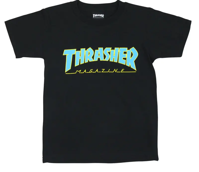 Thrasher Kids Mag Logo Short Sleeve Tee – Jet Black