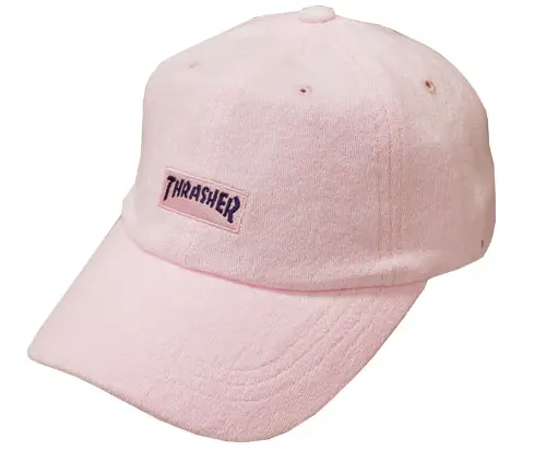 Thrasher Mag Lofo Pile Dad Cap – Blush Pink