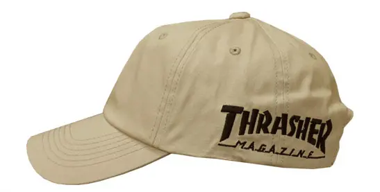 Thrasher Magazine Skate & Destroy Sport Dad Cap – Khaki