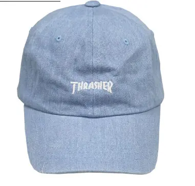 Thrasher Magazine Sport Cap – Light Denim Wash
