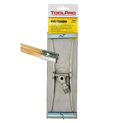 ToolPro Pole Sander with Wood Handle – Reinforced Ergonomic Design