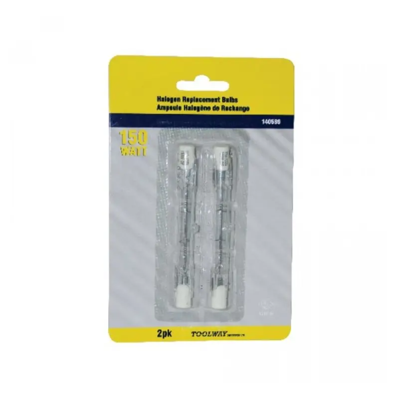 Toolway T3 Halogen Replacement Bulbs – 2-Pack for Contractor-Grade Fixtures