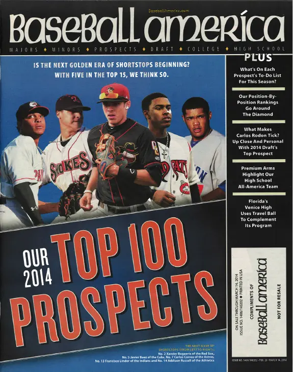 Top 100 Prospects: Annual Ranking of Baseball’s Elite Minor Leaguers (February 2014)