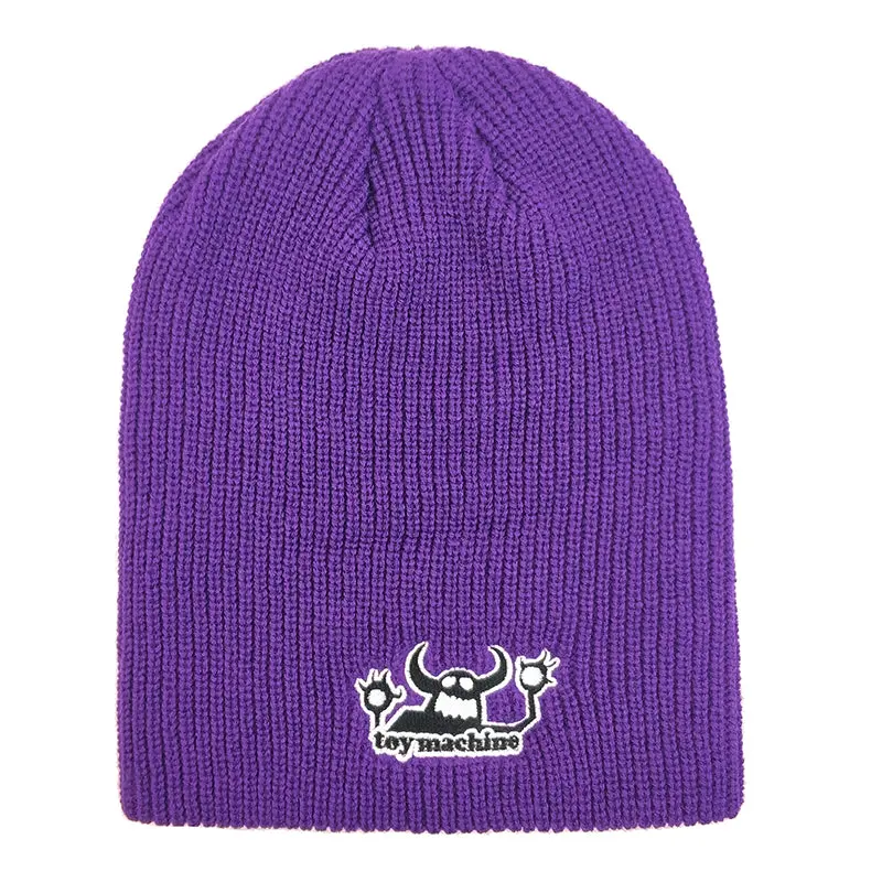 Toy Machine OG Monster Snow Knit Beanie in Purple