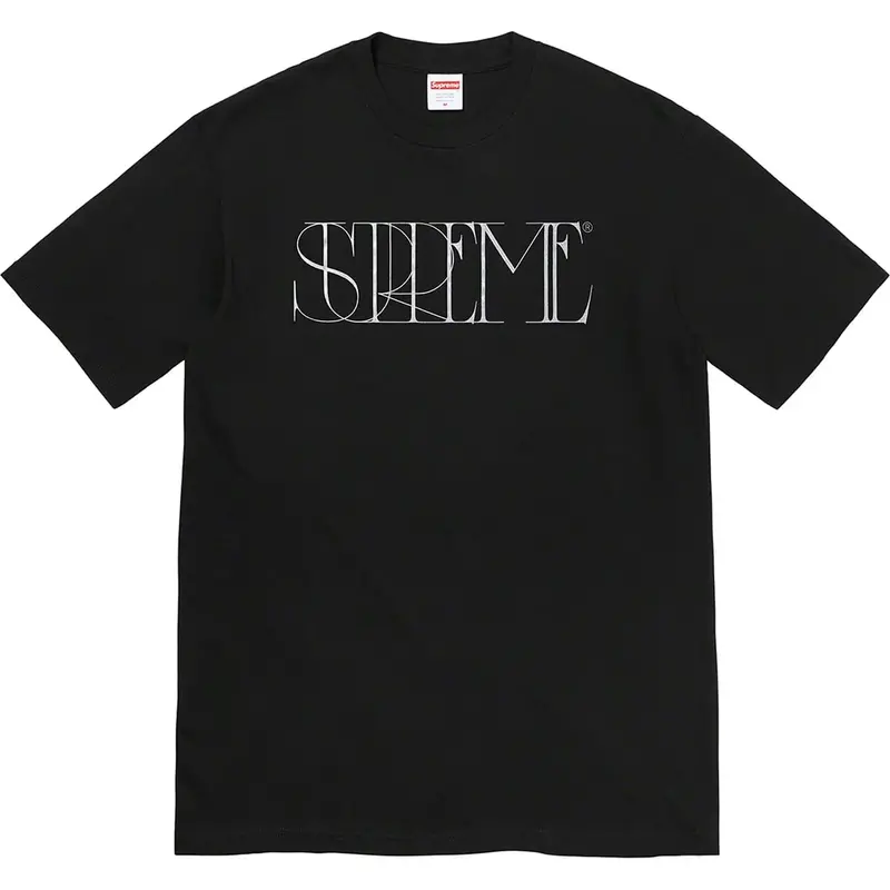 Trademark Logo T-Shirt in Black – Supreme