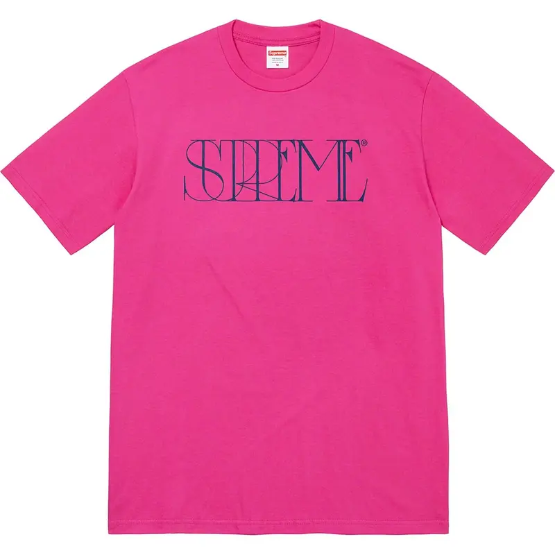 Trademark Logo T-Shirt in Magenta – Supreme