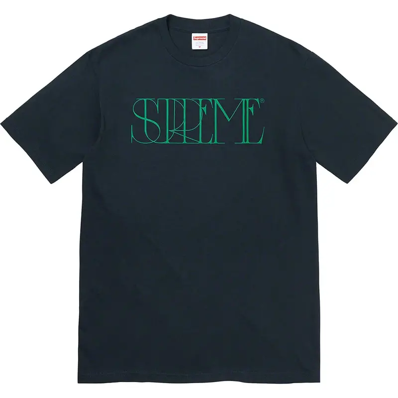 Trademark Logo T-Shirt in Navy – Supreme