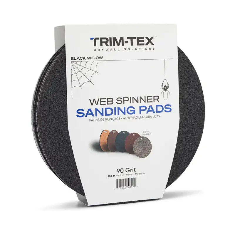 Trim Tex Black Widow 9″ Web-Spinning Foam Sander Pads