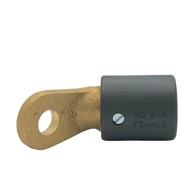 Tweco 2-AF Screw-On Female Terminal Lug – High-Conductivity Brass