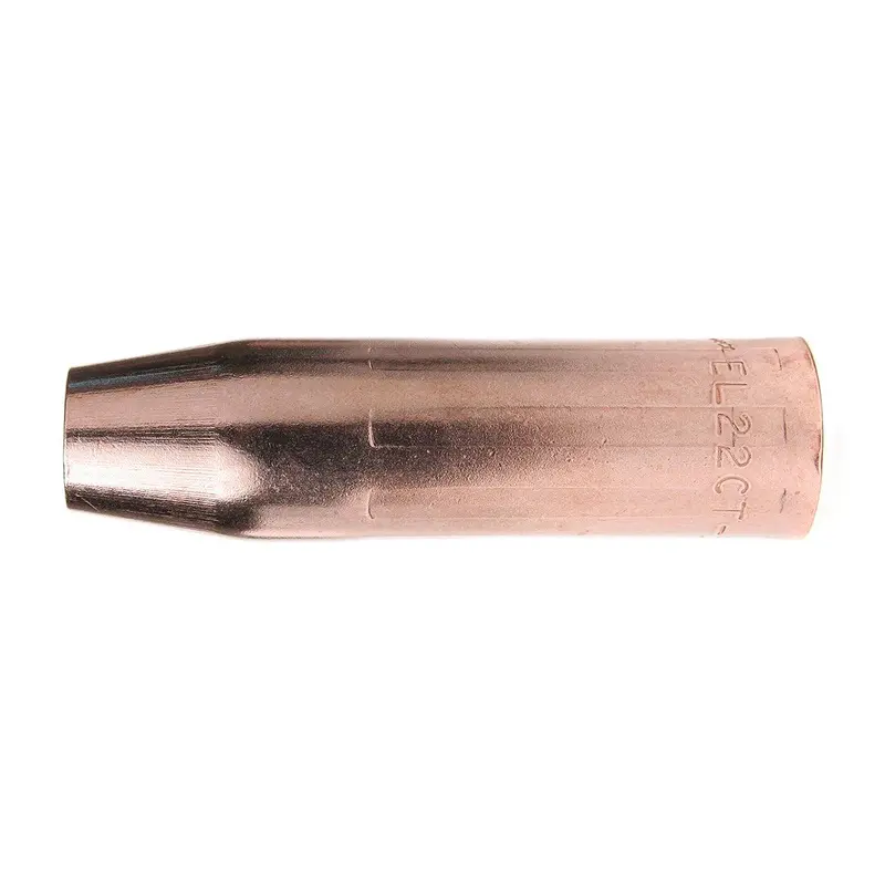 Tweco EL22CT MIG Nozzle – 3.183-Inch Length, 0.625-Inch Bore, 2-Pack for Smooth Gas Coverage