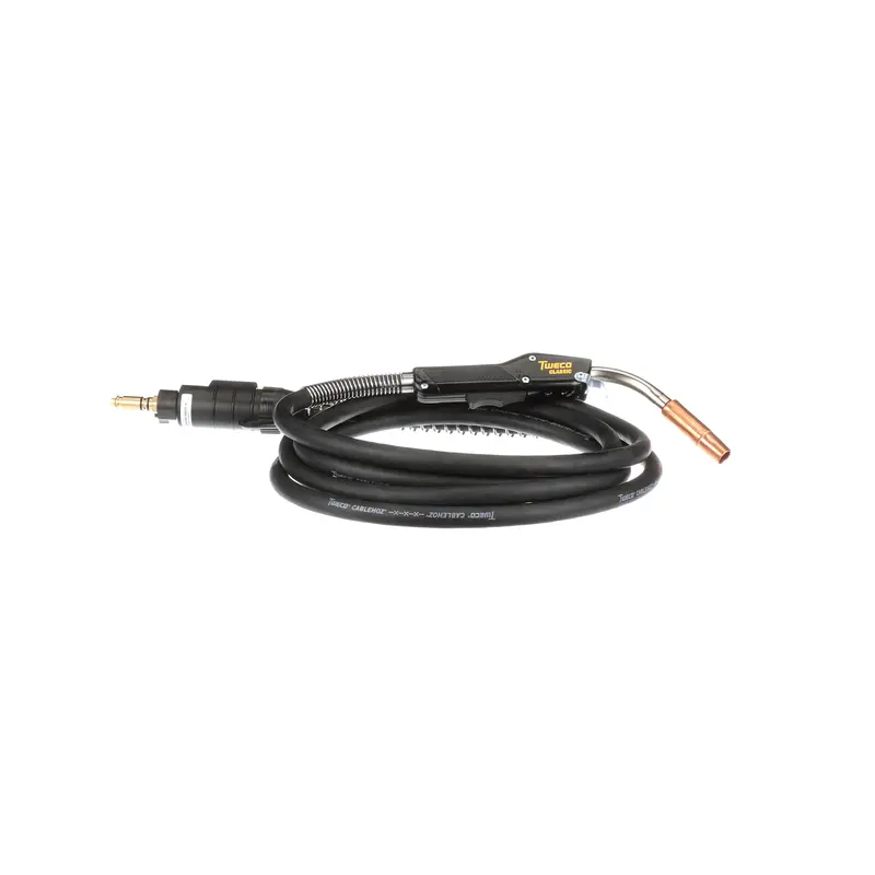 Tweco No. 3 Air-Cooled MIG Welding Gun — 300A, 0.035–0.045″ Wire, 15-Foot Cable, Tweco Brand