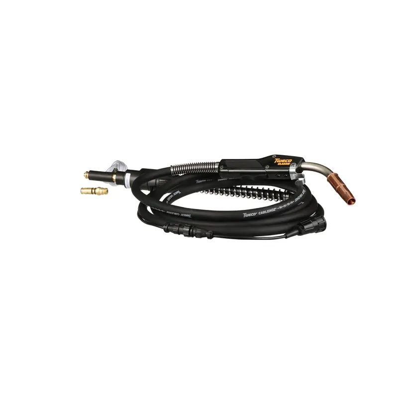 Tweco No. 4 Air-Cooled MIG Welding Gun – 400A, 1/16″ Wire, 15 ft, Lincoln-Compatible
