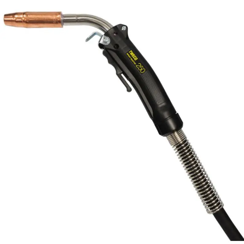 Tweco Spray Master 250 Air-Cooled MIG Welding Gun — Tweco-Style Connection, 12-Foot Cable