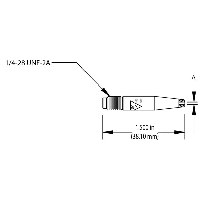TWECO WeldSkill Tapered .035″ MIG Contact Tip (WS14T-35), 25-Pack – Model 1140-1342
