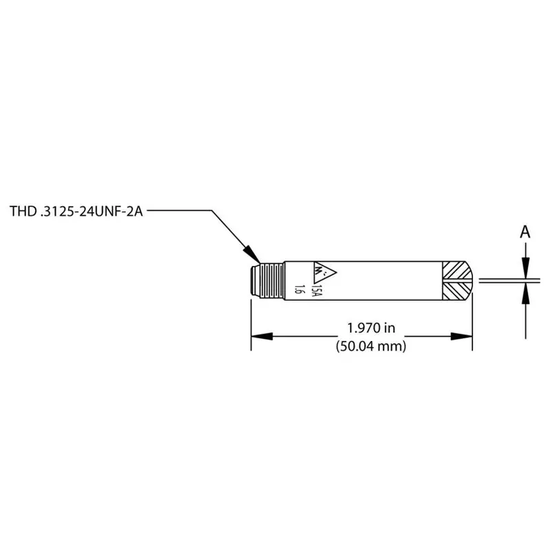 Tweco WeldSkill WS15H-116 Contact Tip (1/16″) – 25-Pack, Part 1150-1234