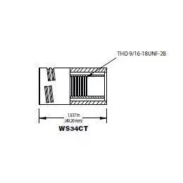 Tweco WeldSkill WS34CT Nozzle Insulator – 1340-1126