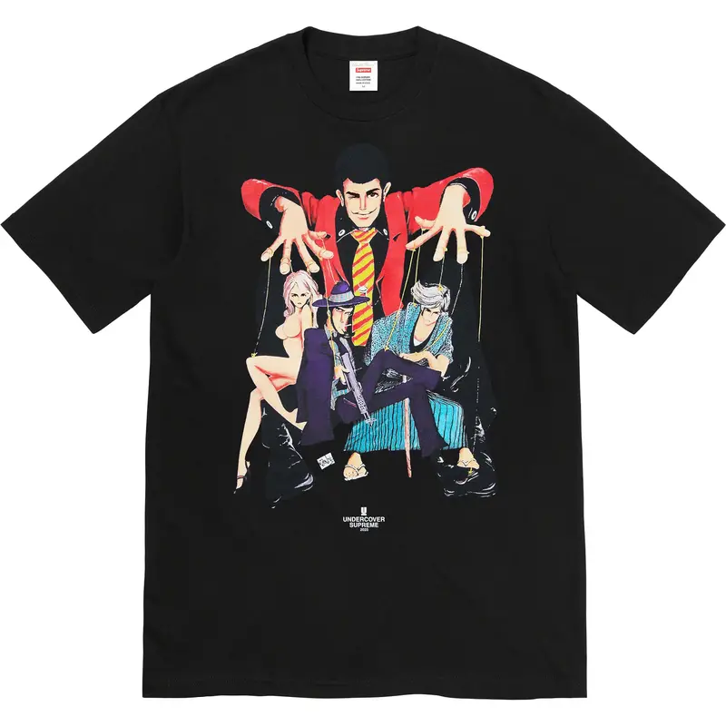 Undercover x Supreme Lupin Graphic T-Shirt – Black