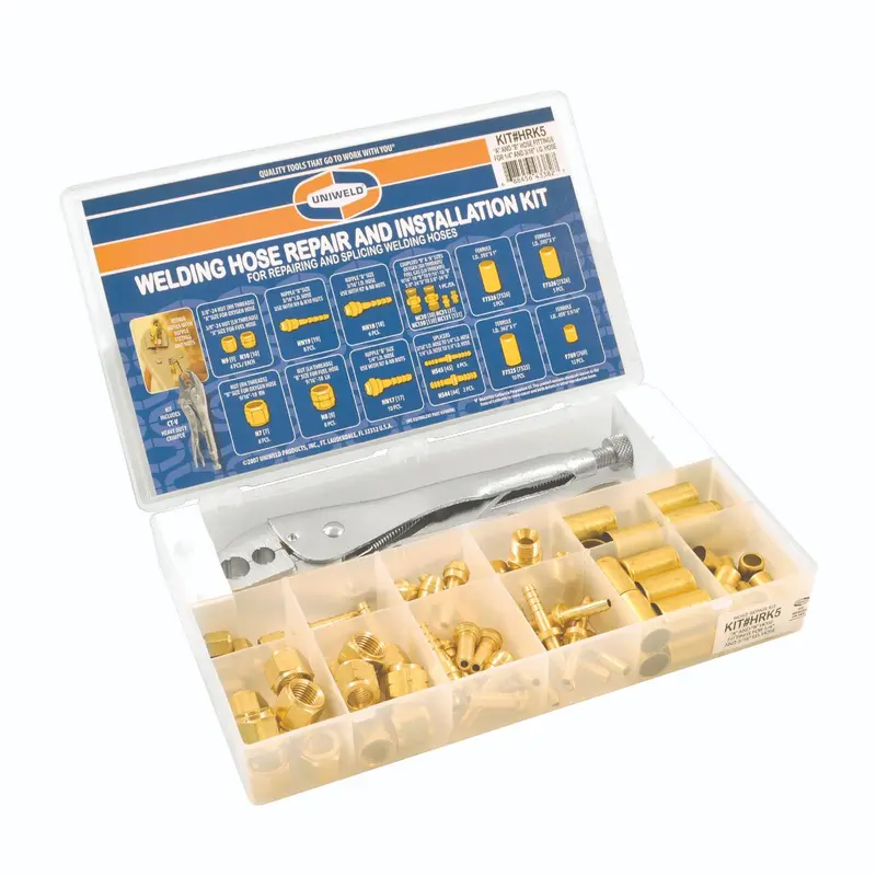 Uniweld Hose Repair Kit – 5-Piece Set, Model HRK-5