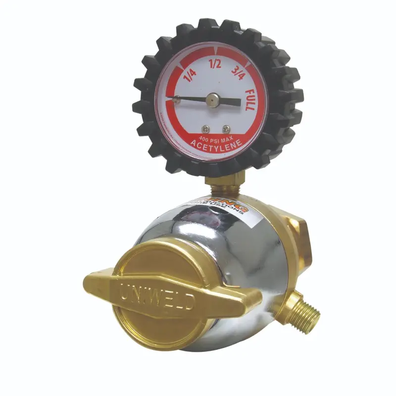 Uniweld RB Low-Drop Acetylene Regulator Featuring CGA520 Interface