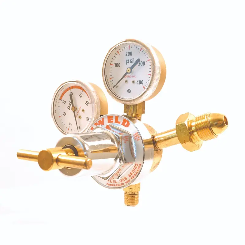 Uniweld RUH8211 Single-Stage Acetylene Regulator with CGA510 Fitting