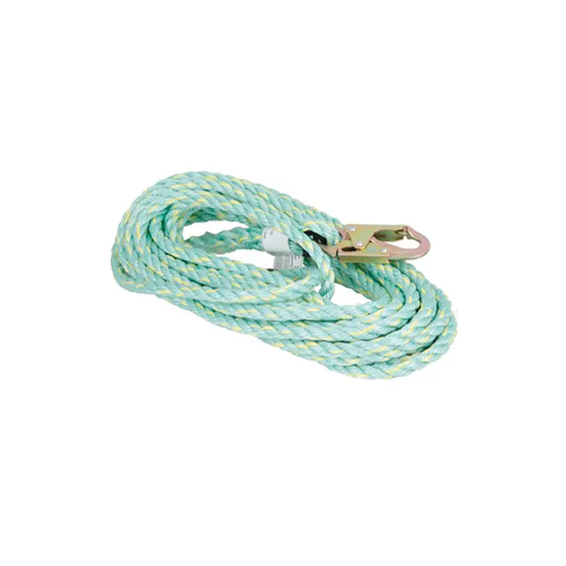 Vertical Lifeline Assembly: Snap Hook + Back-Spliced Rope